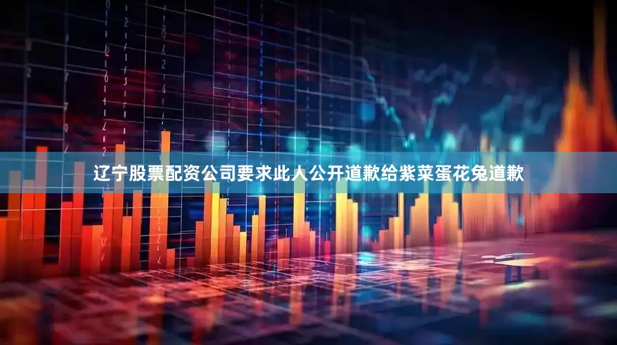 辽宁股票配资公司要求此人公开道歉给紫菜蛋花兔道歉
