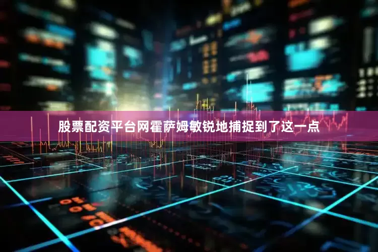 股票配资平台网霍萨姆敏锐地捕捉到了这一点