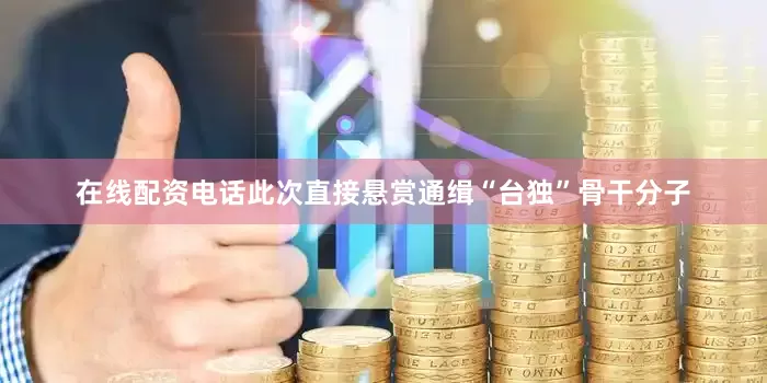 在线配资电话此次直接悬赏通缉“台独”骨干分子