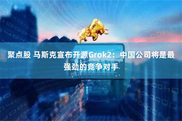 聚点股 马斯克宣布开源Grok2：中国公司将是最强劲的竞争对手